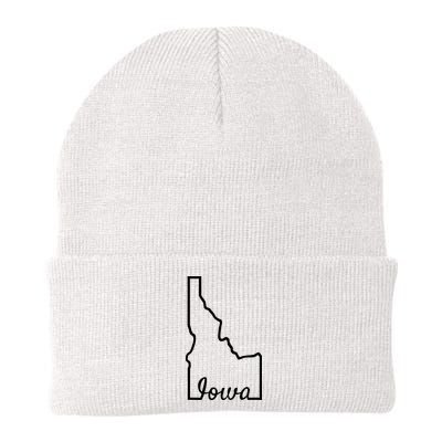 Idaho Iowa Funny Geography Mix Up Joke Idawa State Pride Beanie