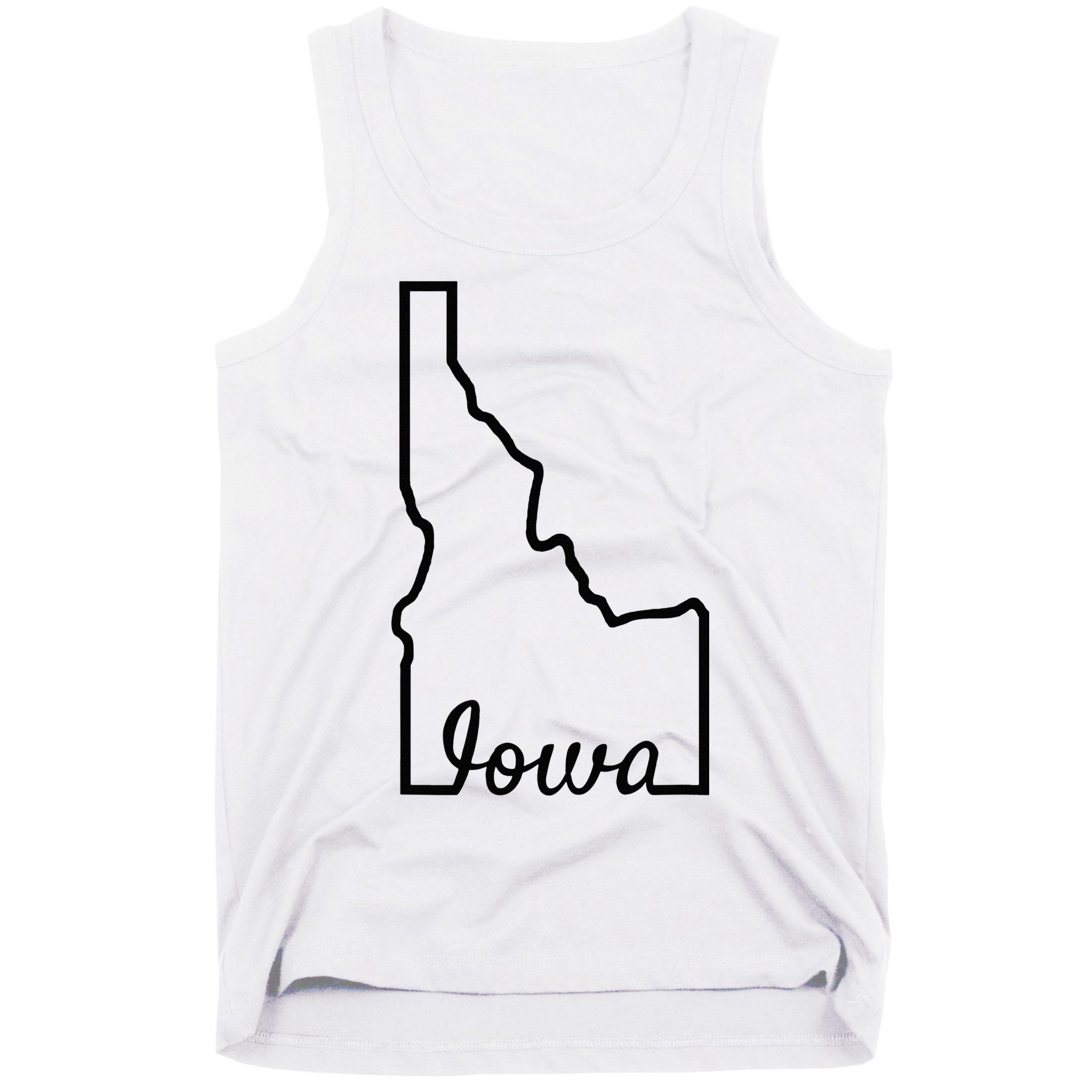 Idaho Iowa Funny Geography Mix Up Joke Idawa State Pride Tank Top
