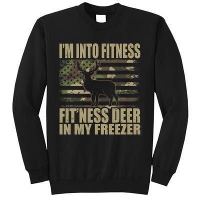 IM Into Fitness FitNess Deer In My Freezer Hunting Deer Sweatshirt