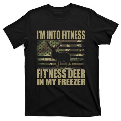 IM Into Fitness FitNess Deer In My Freezer Hunting Deer T-Shirt