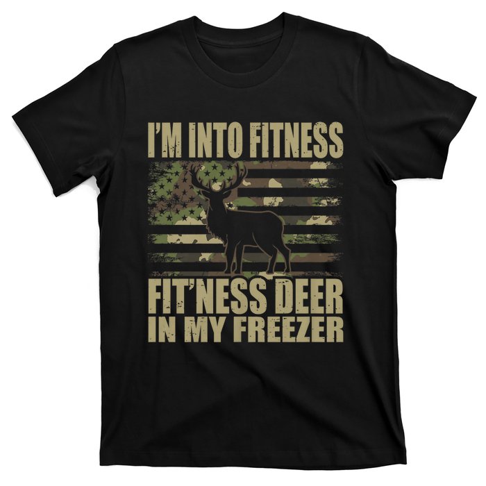 IM Into Fitness FitNess Deer In My Freezer Hunting Deer T-Shirt