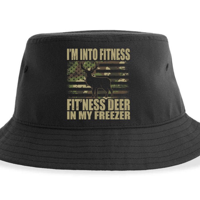 IM Into Fitness FitNess Deer In My Freezer Hunting Deer Sustainable Bucket Hat