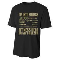 IM Into Fitness FitNess Deer In My Freezer Hunting Deer Performance Sprint T-Shirt