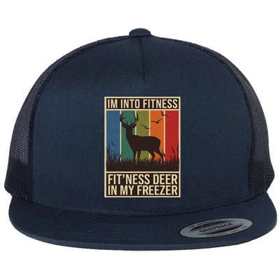 Im Into Fitness Fit Ness Deer Freezer Women Hunting Flat Bill Trucker Hat