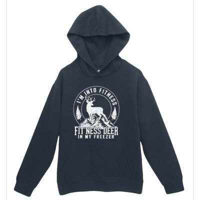 IM Into Fitness FitNess Deer In My Freezer Hunting Deer Urban Pullover Hoodie