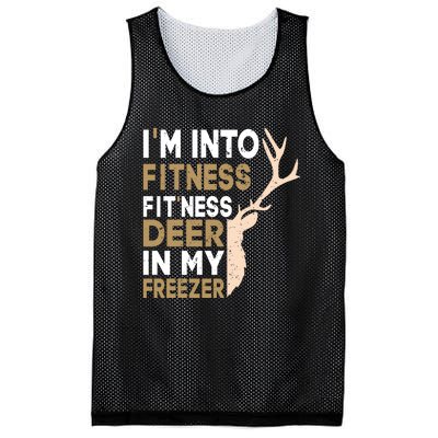 IM Into Fitness FitNess Deer In My Freezer Funny Hunter Mesh Reversible Basketball Jersey Tank