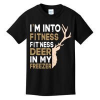 IM Into Fitness FitNess Deer In My Freezer Funny Hunter Kids T-Shirt