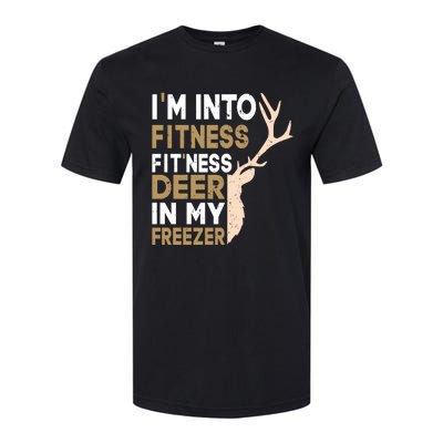 IM Into Fitness FitNess Deer In My Freezer Funny Hunter Softstyle CVC T-Shirt