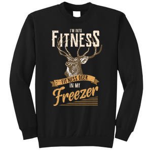 IM Into Fitness Deer Freezer Funny Dad Hunter Deer Hunting Sweatshirt