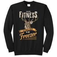 IM Into Fitness Deer Freezer Funny Dad Hunter Deer Hunting Sweatshirt