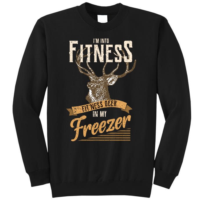 IM Into Fitness Deer Freezer Funny Dad Hunter Deer Hunting Sweatshirt