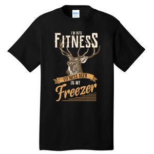 IM Into Fitness Deer Freezer Funny Dad Hunter Deer Hunting Tall T-Shirt