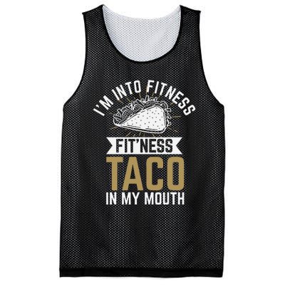 Im Into Fitness Fitness Taco In My Mouth Mesh Reversible Basketball Jersey Tank