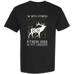 IM Into Fitness FitNess Deer In My Freezer Funny Hunter Garment-Dyed Heavyweight T-Shirt