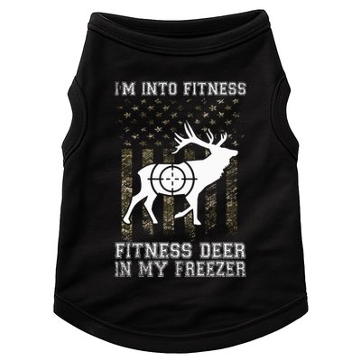 IM Into Fitness FitNess Deer In My Freezer Funny Hunter Doggie Tank