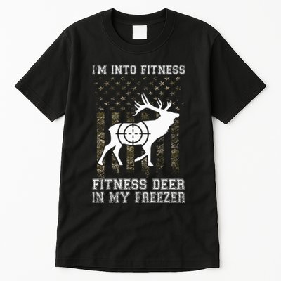 IM Into Fitness FitNess Deer In My Freezer Funny Hunter Tall T-Shirt