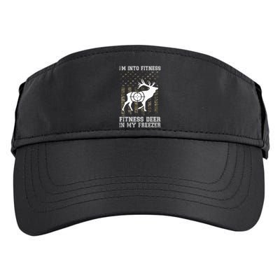 IM Into Fitness FitNess Deer In My Freezer Funny Hunter Adult Drive Performance Visor