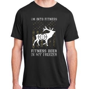 IM Into Fitness FitNess Deer In My Freezer Funny Hunter Adult ChromaSoft Performance T-Shirt