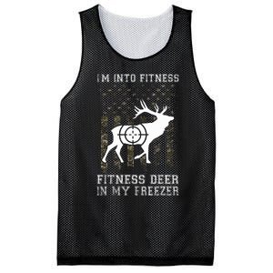 IM Into Fitness FitNess Deer In My Freezer Funny Hunter Mesh Reversible Basketball Jersey Tank