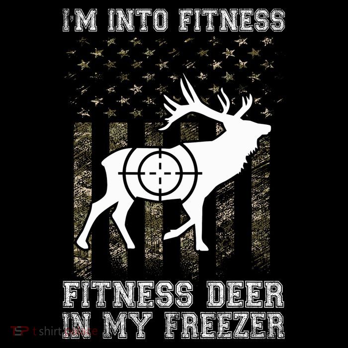 IM Into Fitness FitNess Deer In My Freezer Funny Hunter Premium T-Shirt