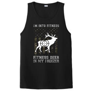 IM Into Fitness FitNess Deer In My Freezer Funny Hunter PosiCharge Competitor Tank