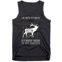 IM Into Fitness FitNess Deer In My Freezer Funny Hunter Tank Top