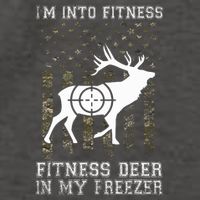 IM Into Fitness FitNess Deer In My Freezer Funny Hunter Vector Backpack