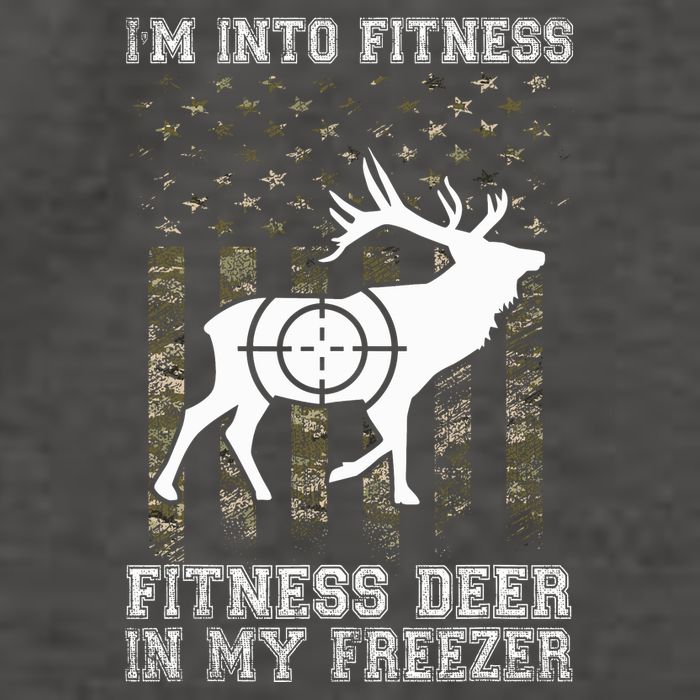 IM Into Fitness FitNess Deer In My Freezer Funny Hunter Vector Backpack