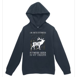 IM Into Fitness FitNess Deer In My Freezer Funny Hunter Urban Pullover Hoodie