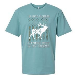 IM Into Fitness FitNess Deer In My Freezer Funny Hunter Sueded Cloud Jersey T-Shirt