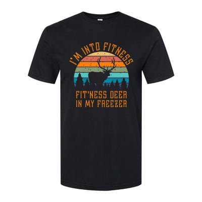 I'm Into Fitness Fit'Ness Deer In My Freezer Deer Hunting Softstyle® CVC T-Shirt