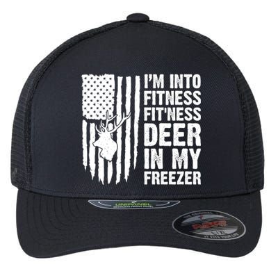 IM Into Fitness FitNess Deer In My Freezer Deer Flexfit Unipanel Trucker Cap