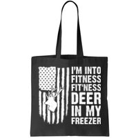 IM Into Fitness FitNess Deer In My Freezer Deer Tote Bag