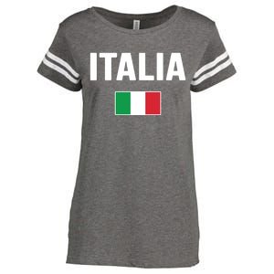 Italy Italian Flag Italia Souvenir Enza Ladies Jersey Football T-Shirt