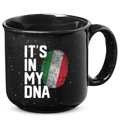 Italy Italian Flag Heritage 15oz Campfire Ceramic Mug