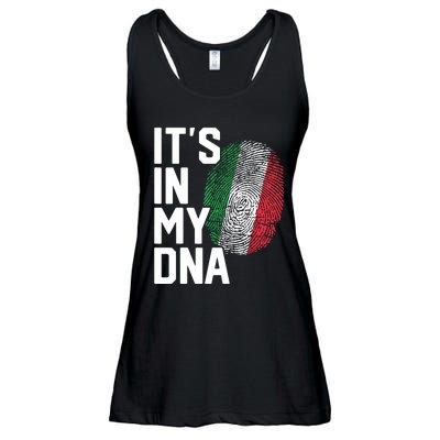 Italy Italian Flag Heritage Ladies Essential Flowy Tank