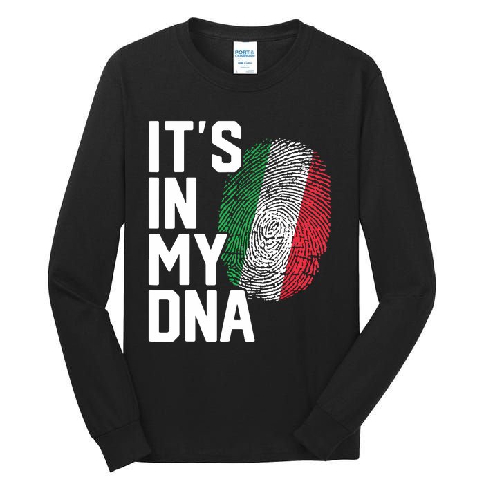 Italy Italian Flag Heritage Tall Long Sleeve T-Shirt