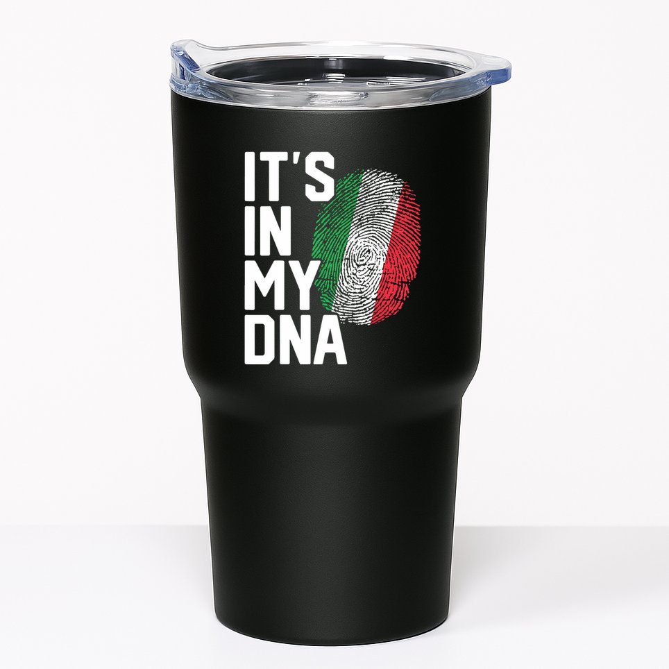Italy Italian Flag Heritage Tumbler