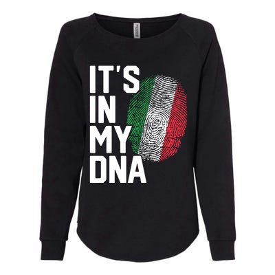 Italy Italian Flag Heritage Womens California Wash Sweatshirt