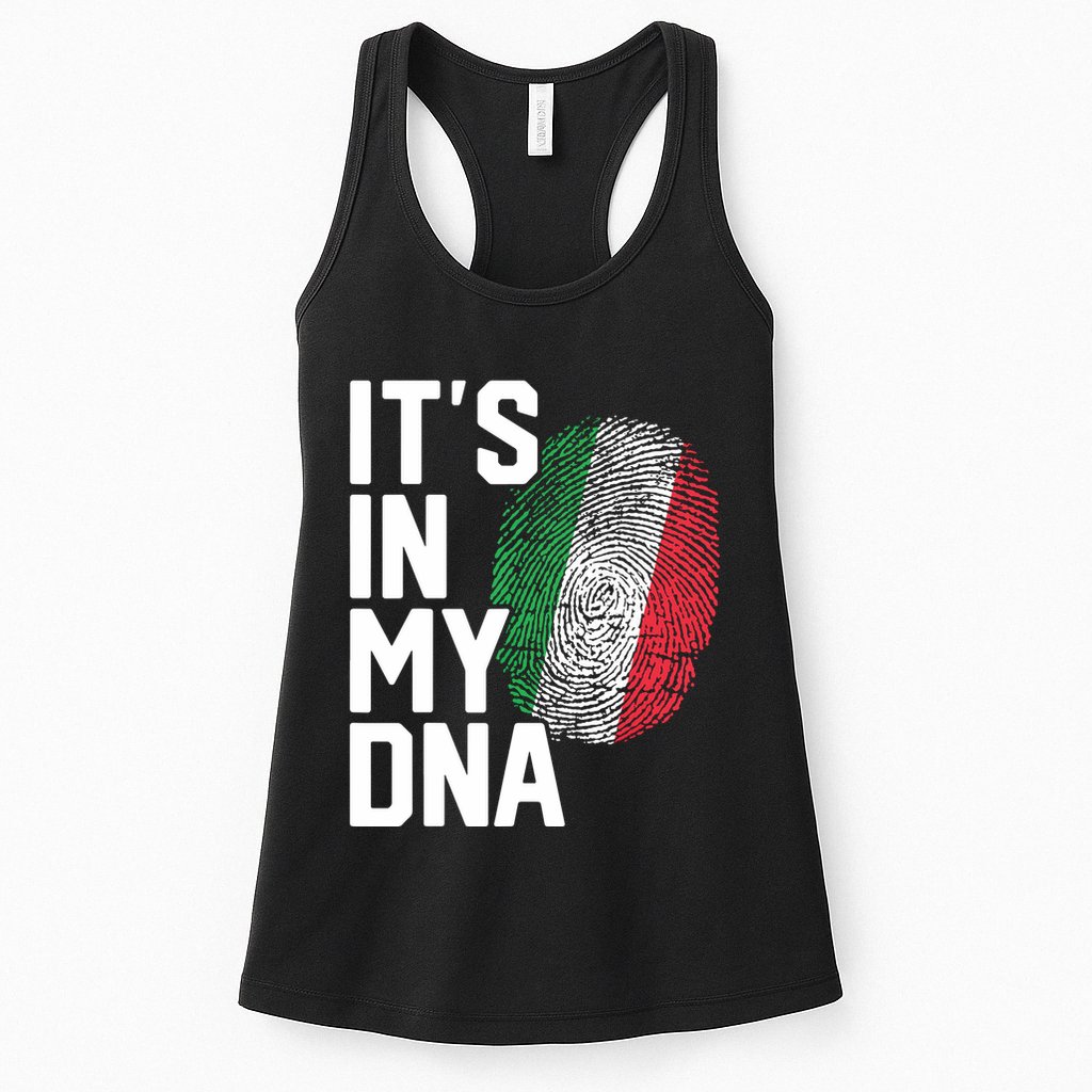 Italy Italian Flag Heritage Womens Tank Top