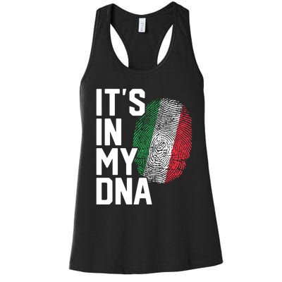 Italy Italian Flag Heritage Women's Racerback Tank