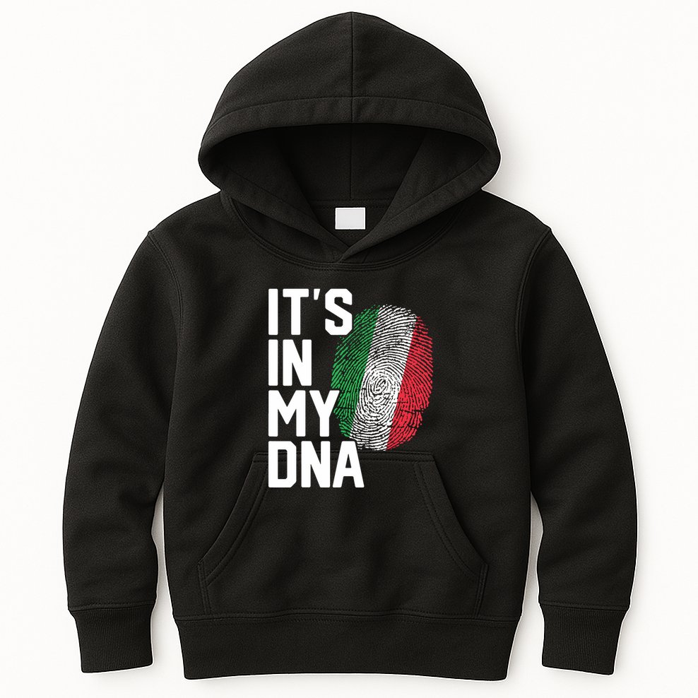 Italy Italian Flag Heritage Kids Hoodie