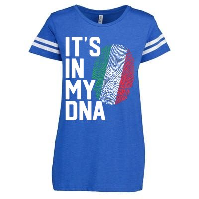 Italy Italian Flag Heritage Enza Ladies Jersey Football T-Shirt