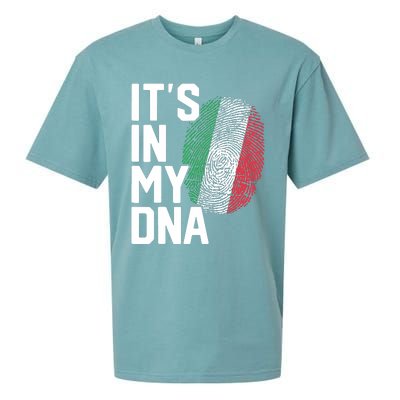 Italy Italian Flag Heritage Sueded Cloud Jersey T-Shirt