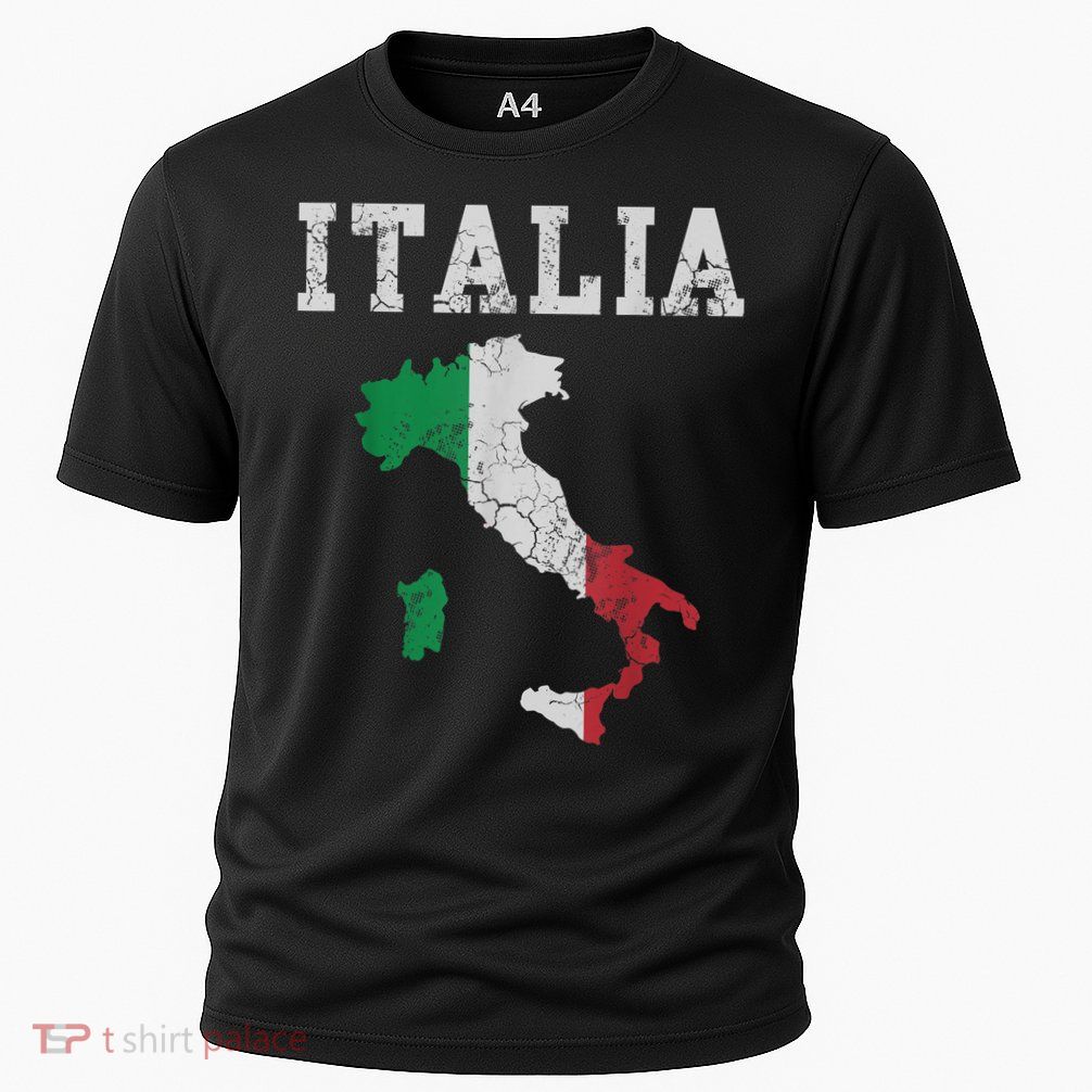 Italia Italy Flag Map Italian Italiano Family TShirt Performance Shirt