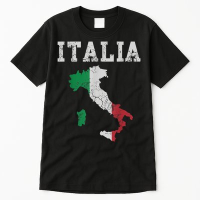 Italia Italy Flag Map Italian Italiano Family TShirt Tall T-Shirt