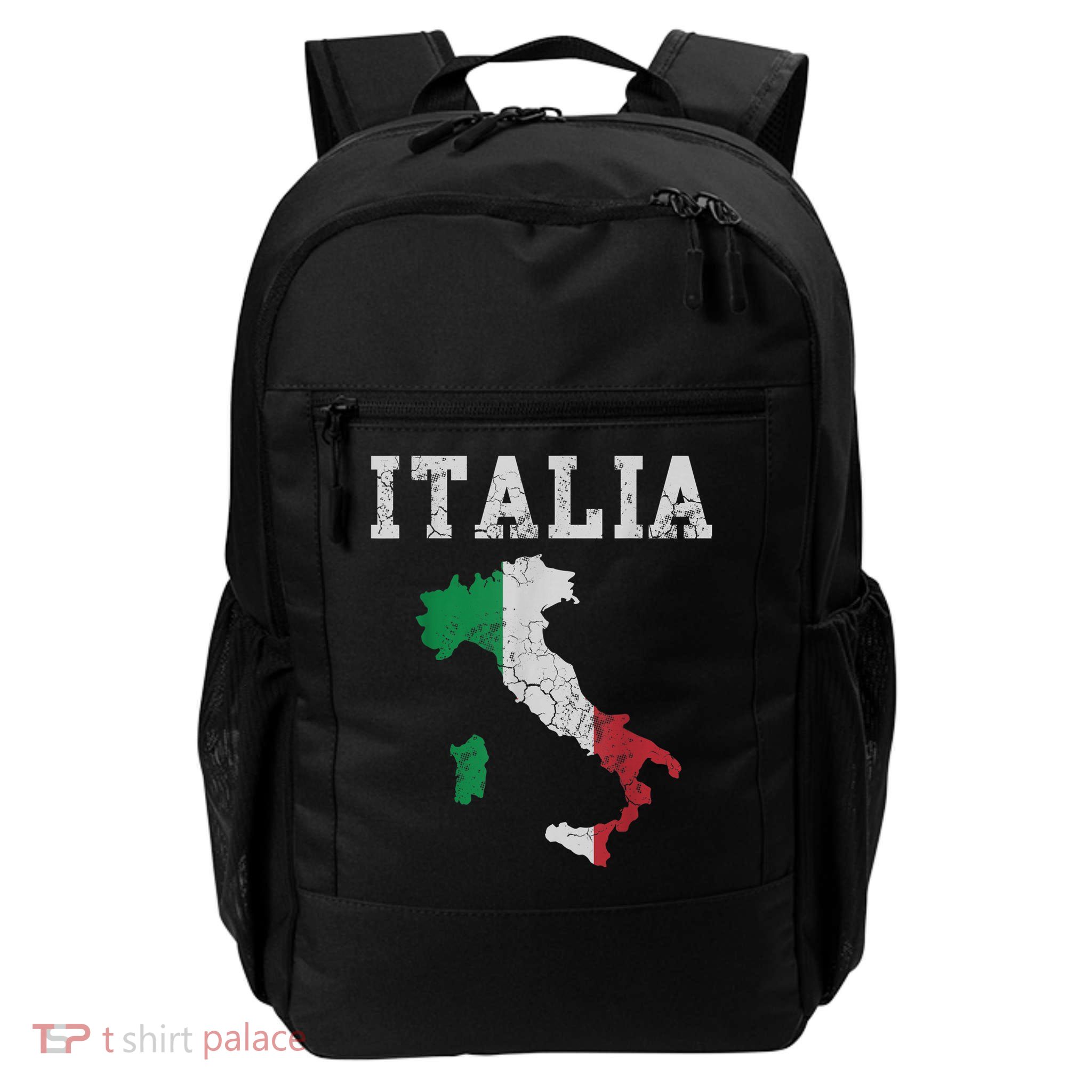 Italia Italy Flag Map Italian Italiano Family TShirt Backpack