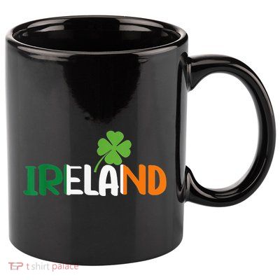 Ireland Irish Flag St Patrick's Day Travel Vacation Europe 11oz C Handle Ceramic Mug