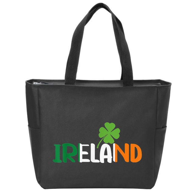 Ireland Irish Flag St Patrick's Day Travel Vacation Europe Zip Tote Bag