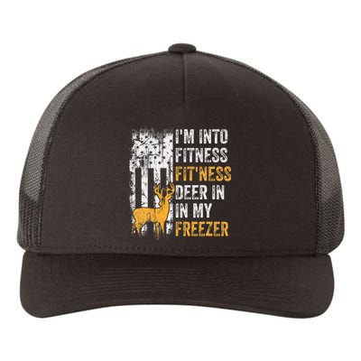 I'm Into Fitness Deer Freezer Funny Hunting Deer Hunter Yupoong Adult 5-Panel Trucker Hat